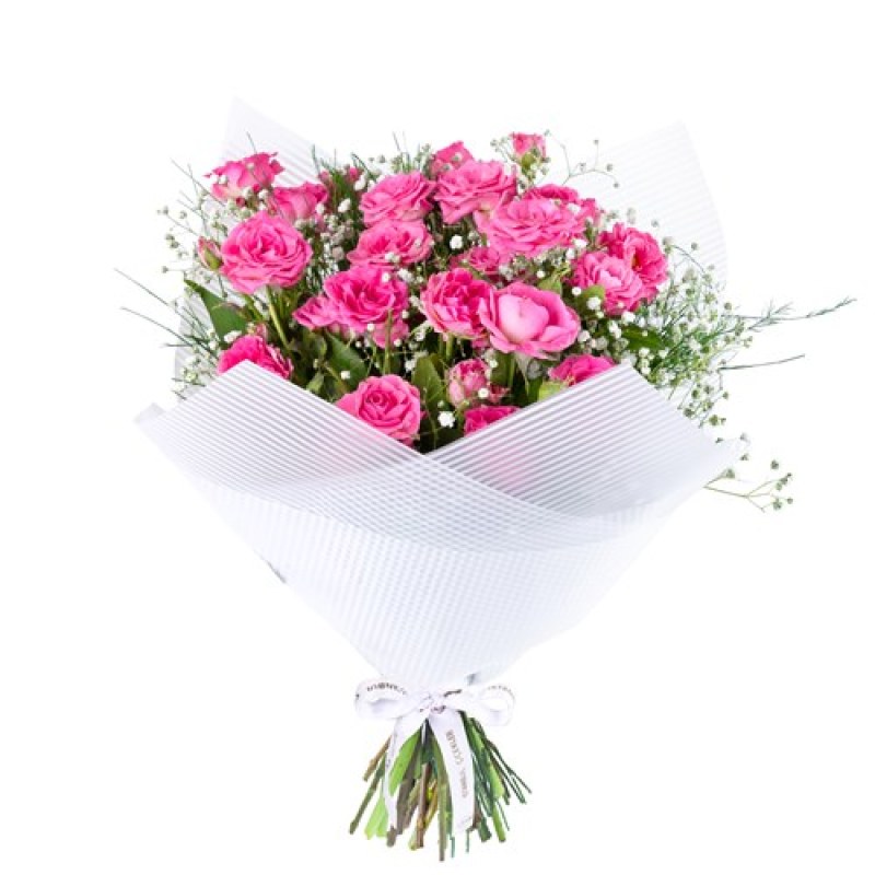 Pembe Mini Gül Buketi